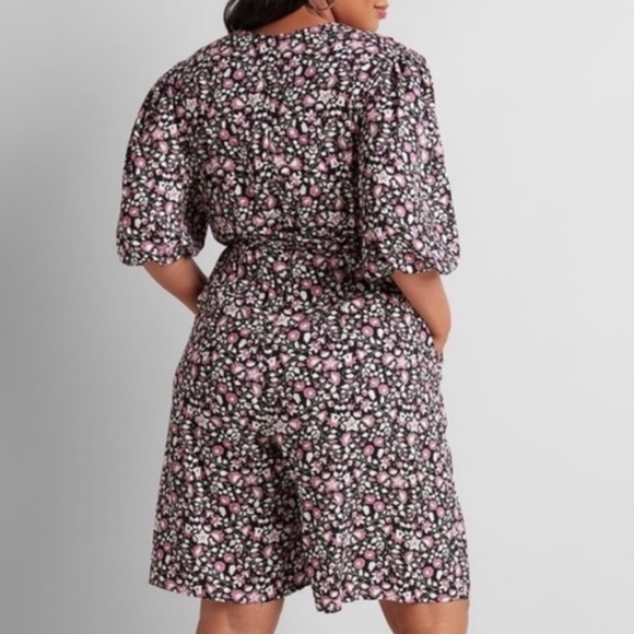 NWT Lane Bryant Floral Romper in sz 18 - Picture 2 of 12